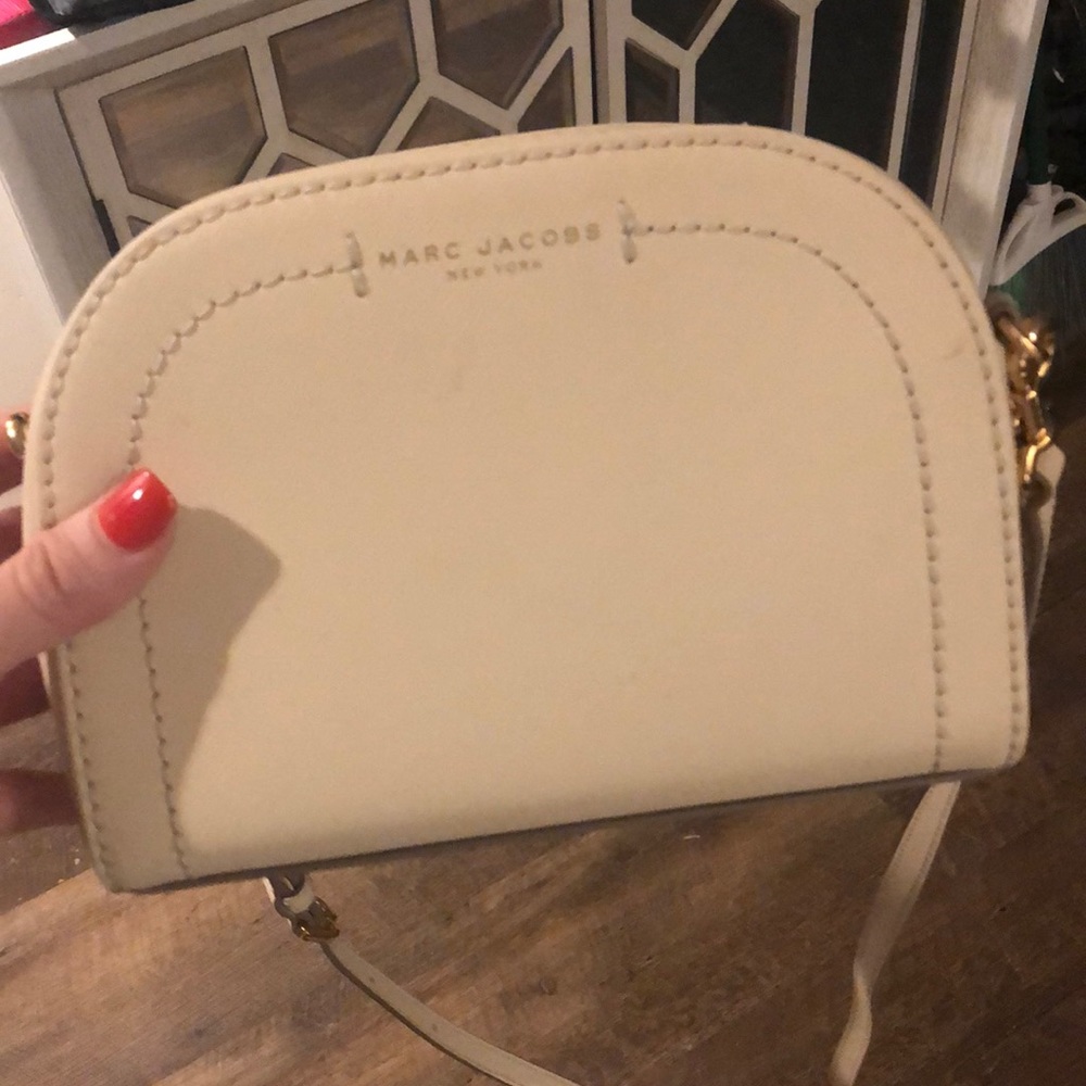 Nude Marc Jacobs crossbody bag. Never been used!